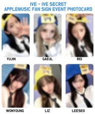 presale [IVE] THE 4th EP - IVE SECRET Applemusic Fan sign Event Photocard