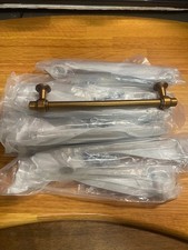 Lot of 10 Cabinet/Drawer Pulls, Vintage Look, Bronze, 6.25" Mounting Holes