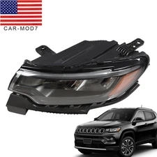 For 2022-2024 Jeep Compass w/o LED DRL LED Reflector Headlight Headlamp - Driver
