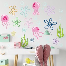 Under The Sea Jellyfish Bubbles Wall Stickers  Under The Sea Ocean Wall Decals...