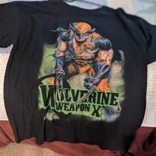 Wolverine Weapon X Marvel T-Shirt XL Gently Used Great Gift 