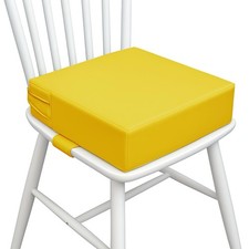 Toddler Booster Seat for Dining Table   PU Washable Cushion with Double Safe ...