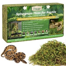 14OZ 16QT Natural Sphagnum Moss Reptile Terrarium Substrate Bedding Gecko