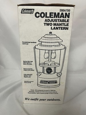 Coleman ADJUSTABLE TWO MANTLE 1991年5月 Coleman ADJUSTABLE TWO MANTLE 1991年5月 Coleman ADJUSTABLE TWO