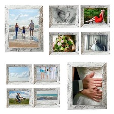 Rustic Picture Frames,10 Pack Collage Picture Frames,Gallery Wall Frame Set w...