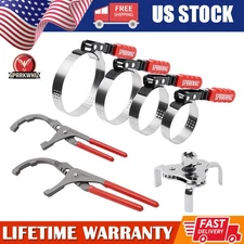 SPARKWHIZ Oil Filter Wrench Set Oil Filter Removal Tool 2-3/4" - 5-1/4" w/ 3-Jaw
