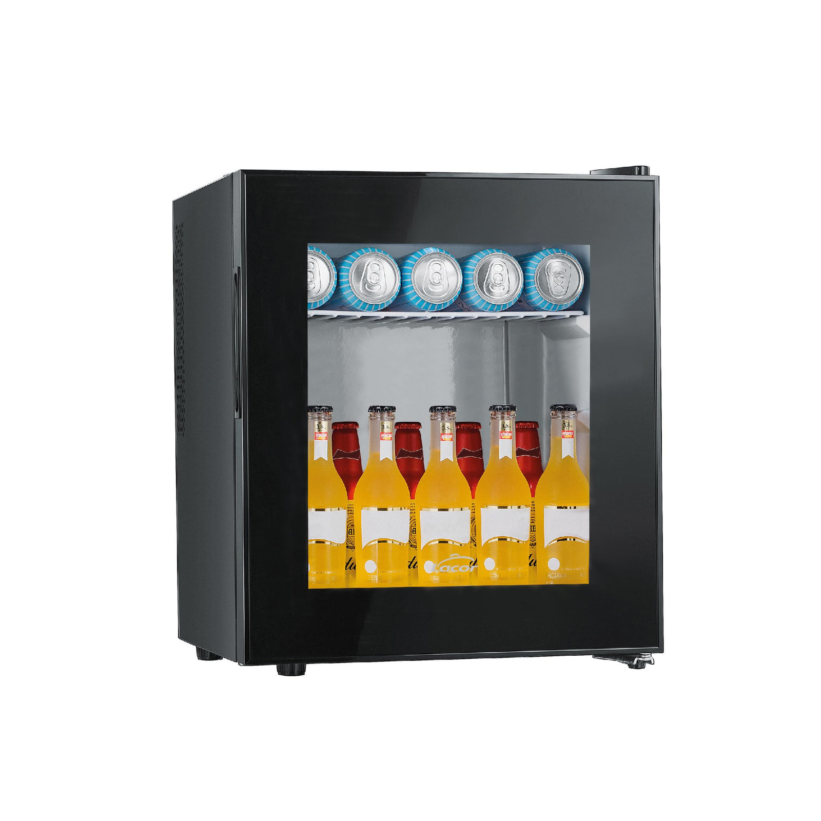 Lacor - 69675- Minibar termoelettrico 36L, Porta reversibile in vetro (F8o)
