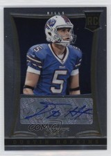 2013 Panini Select Rookie Auto 415/499 Dustin Hopkins #183 Auto tw0