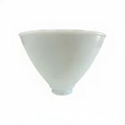 Vintage White Corning Milk Glass 8”x6” Waffle Torchere Lamp Replacement Shade