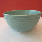 McCoy Light Blue Ceramic Pottery Bowl Glossy Finish, Round.  Perfect condition.