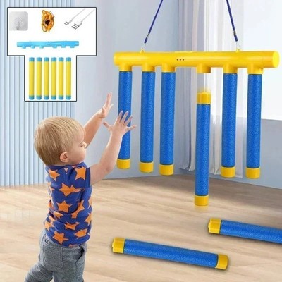Winning Falling Sticks reaction game, battery life, adjustable speed, family fun