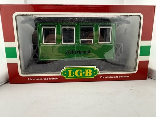 Coche de pasajeros escala G LGB 34076 Höllerhansl verde austriaco calibre estrecho | Zustand: Used