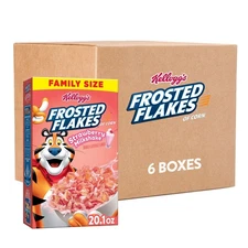 Kellogg's Breakfast Cereal, Kids Cereal, Family Breakfast, Family Size, Straw...