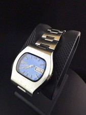 Orologio Seiko DX automatico quadrante blu, vintage, revisionato 6106-5467