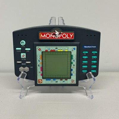 Vintage 1999 Hasbro Monopoly elektronisches Handheld LCD Spiel getestet funktioniert