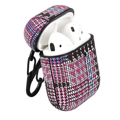 TERRATEC AirBox Fabric Grain 2 Pink Apple AirPods Case Schutzhülle Hülle Box