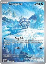 Cryogonal 111/086 Scarlet & Violet: Black Bolt Illustration Rare