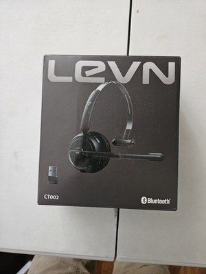Levn CT002 Headset Black Noise Cancelling Wireless Bluetooth On The Ear and Mic