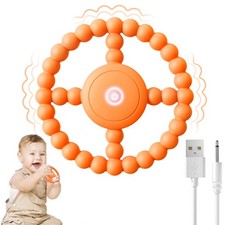 Vibrating Sensory Teething Toys,Baby Toys 6-18 Months, Autism Support  Oral ...
