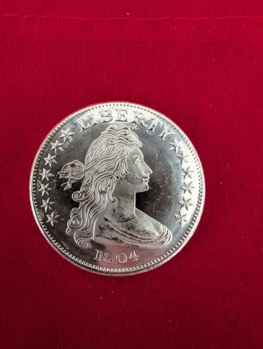 1804 Draped Bust Tribute 1 Ozt .999 Silver Round