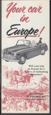 1952 Rootes Group Your Car in Europe folder Hillman Humber Sunbeam-Talbot