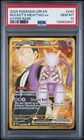 Destined Rivals Team's Rocket Mewtwo  ex Hyper Rare PSA 10 with black/Gold Case