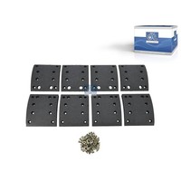 Bremsbelagsatz Trommelbremse Hinten 17 Mm 160 Mm DT Spare Parts FüR U.A. MB NG