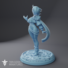 Asmodea the Elf Warlock Fantasy DnD Miniature 32mm Resin RPGs Figure Tabletop