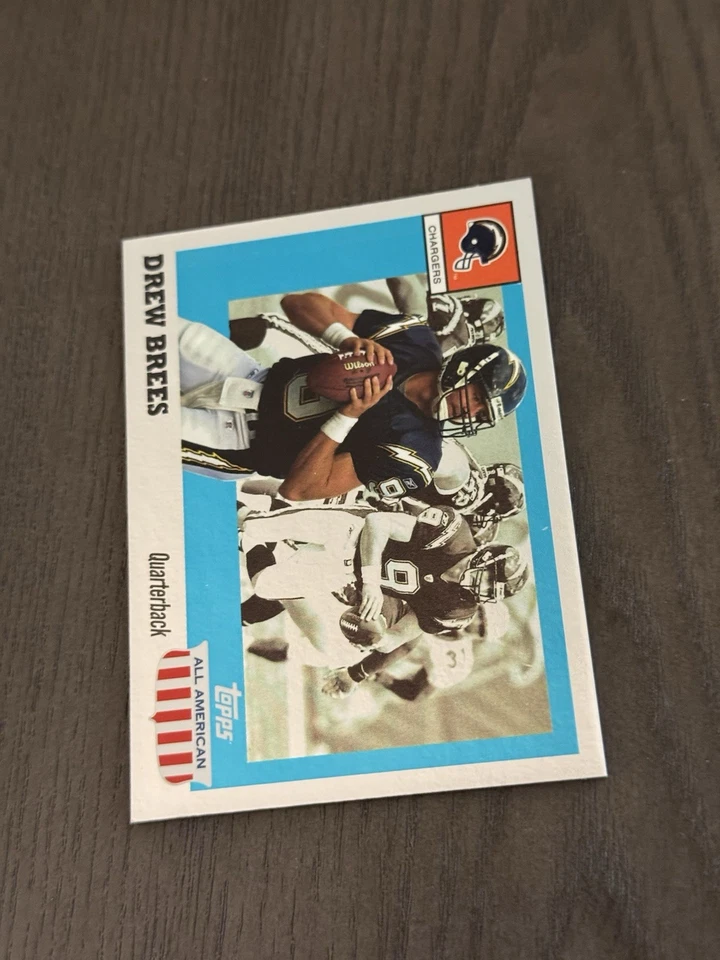 2003 Topps All American Silver Foil Parallel #84 DREW BREES Football Card - Image 3 of 4