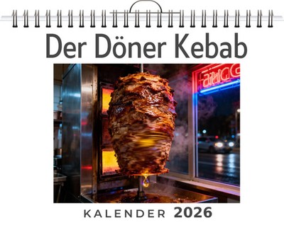 Der Döner Kebab Emilia Klein Kalender Deutsch 2026 FlipFlop EAN 9783695331024