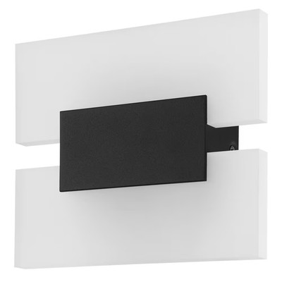 Eglo 96042A Metrass 2 8'' Tall LED Wall Sconce - Black