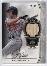 2013 Topps Tier One Legends Relics 20/99 Cal Ripken Jr #TORL-CRJ HOF s1i