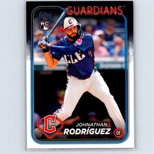 2024 Topps Update Series - Johnathan Rodriguez #US283 (RC) - Cleveland Guardians