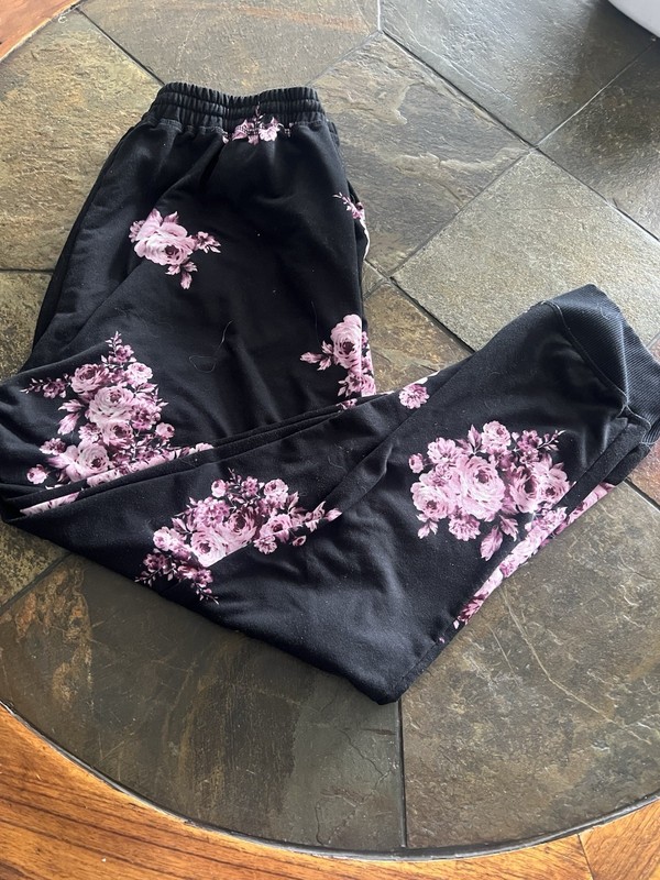 Lularoe Floral Print 3x Jogger Pants 