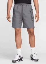 Nike Sportswear Tech Pack Woven Utility Shorts Iron Grey FB7528-068 Mens Large