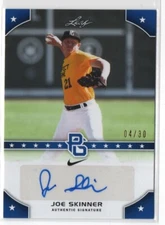 2015 Leaf Perfect Game National Showcase Auto Blue /30 Joe Skinner #PG-JS3 Auto