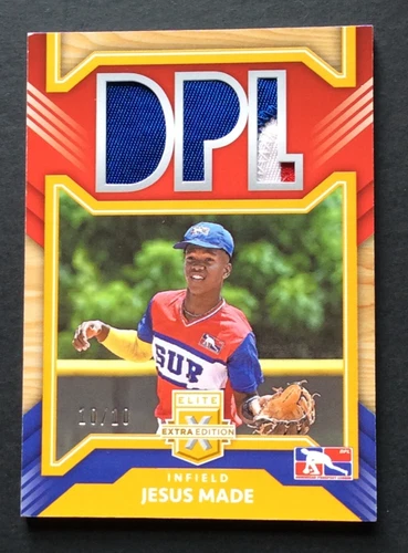 2022 Panini Elite Extra Edition - JESUS MADE 10/10 Gold DPL Game Used #DM-JM