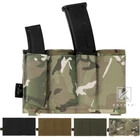 KRYDEX Quad Open Top Elastic Mag Pouch Tactical Magazine Holster Carrier MOLLE