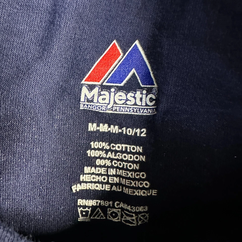 西雅图水手队衬衫男孩中号蓝色罗宾逊卡诺 #22 Majestic — 第 4/4 张图片