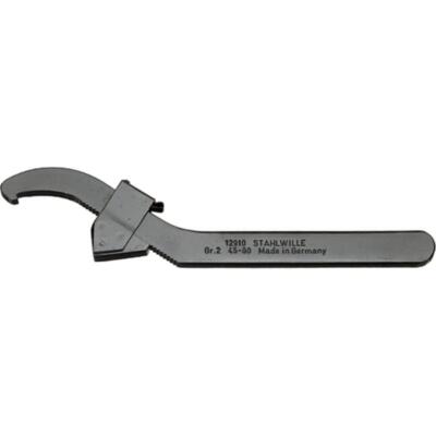 Stahlwille 44010002 12910 Adjustable hook Spanner, 45-90 mm