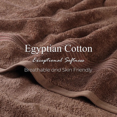 600 GSM Heritage Egyptian Cotton Plush Highly Absorbent Luxury 9 Piece Towel Set - Picture 109 of 215