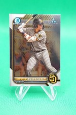 (2 Cards) 2022 Bowman Chrome Draft Base 143 Lamar King Jr. San Diego Padres GS1