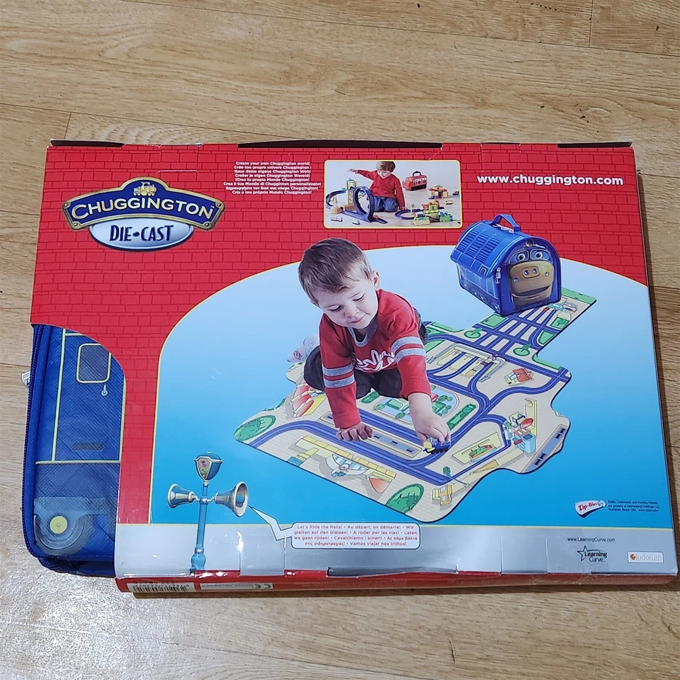 Chuggington Die-Cast Brewster Carry Case Playmat Metal Train Playset New 3+ - Image 4 of 4