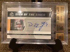 2004 SP Authentic Ben Roethlisberger Auto Graded BGS 10 PRISTINE W/10 AUTO HOF