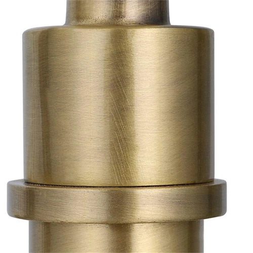 Uttermost Huxford Transitional Metal Marble Fabric Arch Floor Lamp in Brass/Gold - Picture 5 of 7