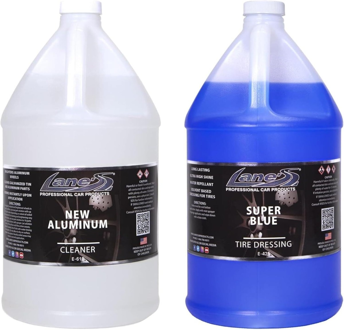 AMMO Mud Lane's Super Blue Professional Grade, High Gloss & UV Protection (1 Gallon) Tire Shine Spray AMMO Mud Lane's Super Blue Professional Grade, High Gloss & UV Protection (1 Gallon) Tire Shine Spray