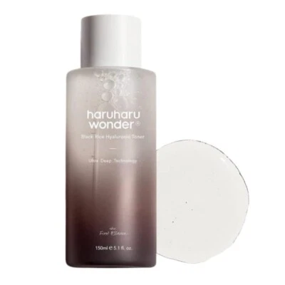 HaruHaru Wonder Moisturising Black Rice Hyaluronic Toner, 150 ml