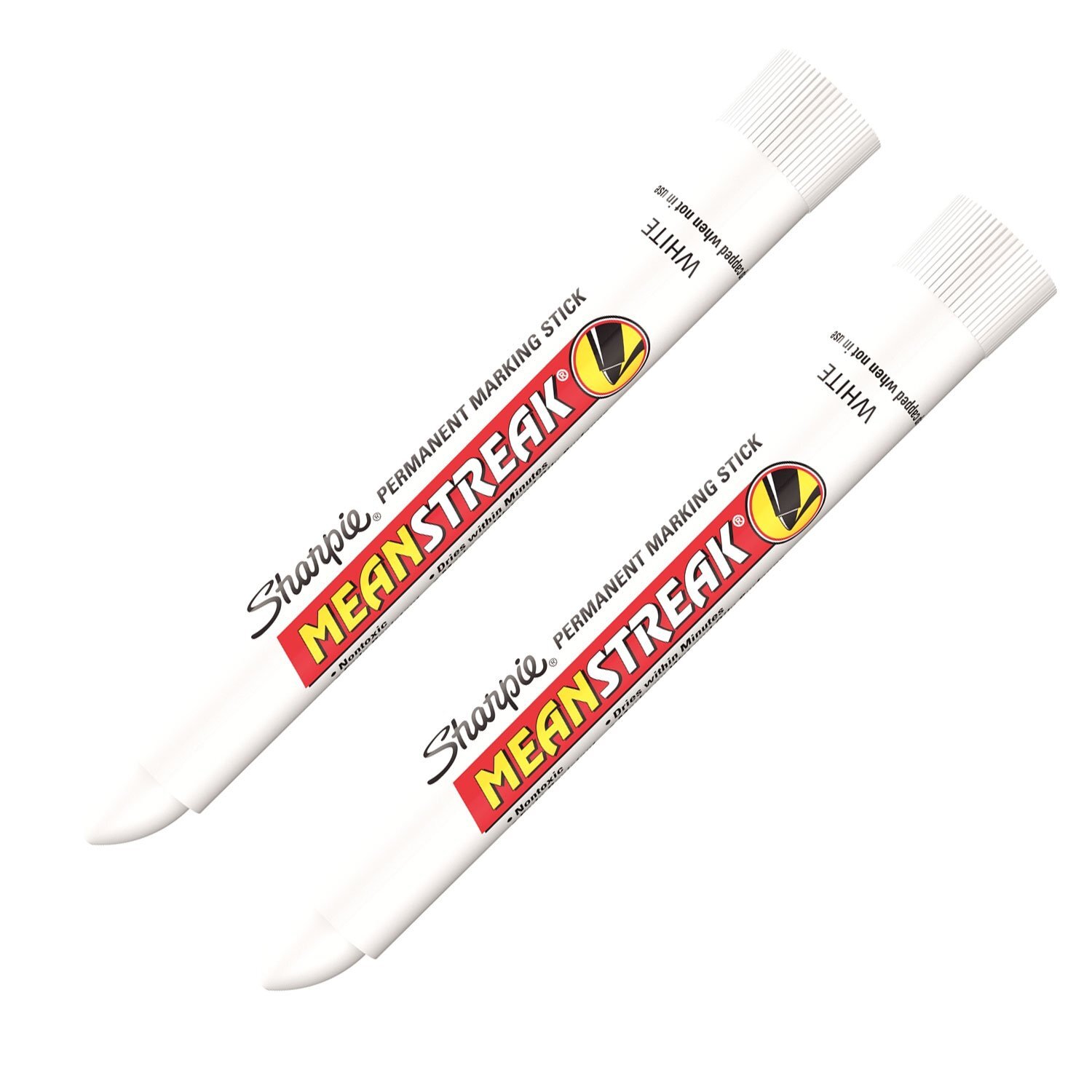 Sanford Mean Streak Permanent Marking Stick,Bullet Marker Point Style - White...