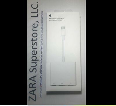 GENUINE Apple USB C Digital AV Multiport Adapter MUF82AM/A GENUINE Apple USB C Digital AV Multiport Adapter MUF82AM/A
