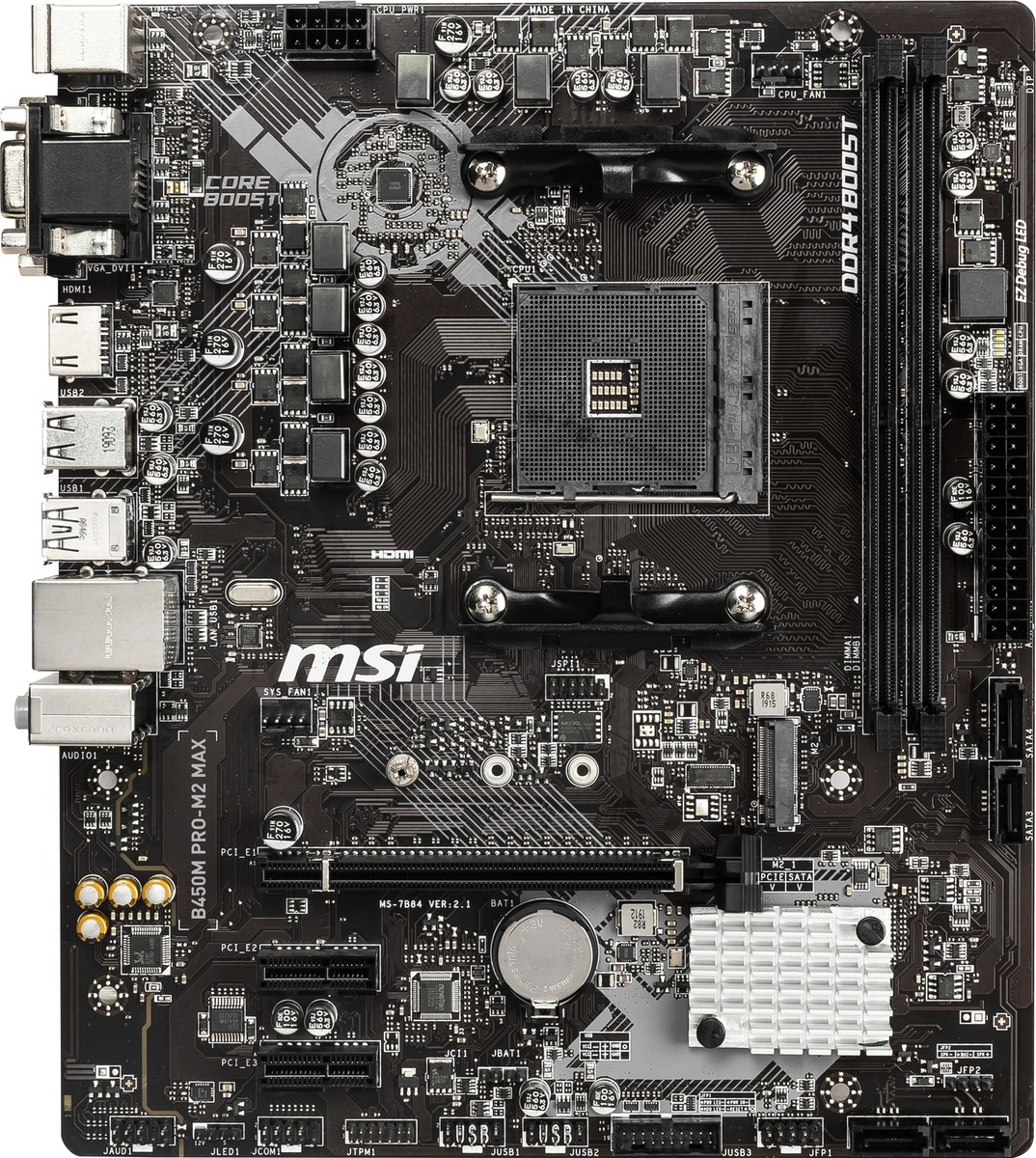 HOT Board Msi B450m Pro Amd B450 Msi B450 Pro Vdh Max